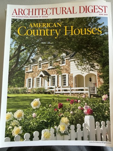 Architectural digest june 2009 - architectural,