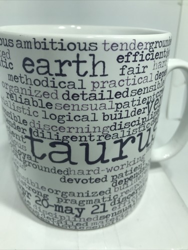 Tauro segno zodiacale - segno, tazza