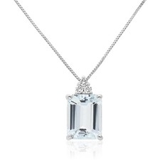 Collana Diamante, Acquamarina