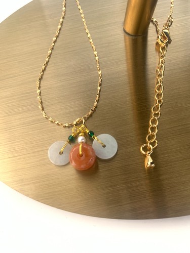 Collana dorata stile orientale - collana,