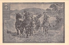 C5911) PISA, 7 REGGIMENTO ARTIGLIERIA DA CAMPAGNA. ILLUSTRATORE GIOLI.