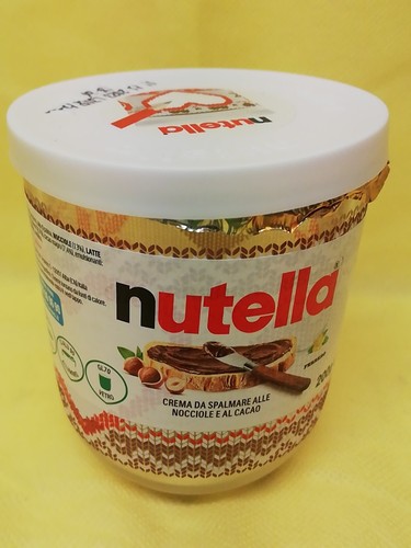 Bicchiere nutella natale - bicchiere,