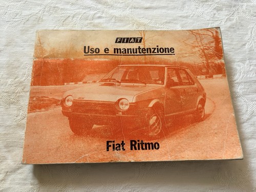 Fiat ritmo anno - 1981, libretto