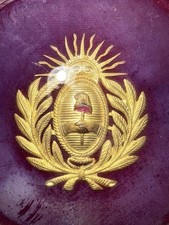 Fregio Berretto Militare Argentina Antico Rio Della Plata Casco Coloniale