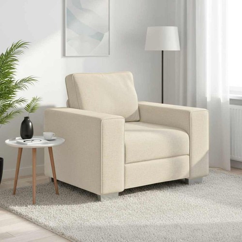 Divano beige tessuto misto - beige,