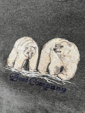 Felpa Best Company Taglia S Orsi Polari Polar Bear Sweatshirt Paninaro