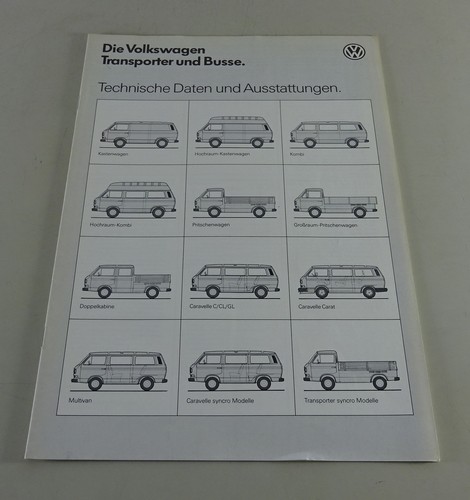 Prospetto bus transporter - vw,