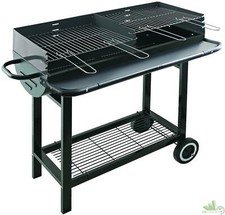 BARBECUE BRACIERE BARBEQUE BBQ CARBONELLA CARBONE EL GAUCHO L96xP41xH93 RUOTE