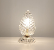Lampada da tavolo in vetro di Murano ArtDeco Barovier & Toso 1940