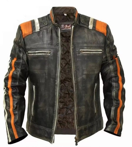 Retro cafe racer jacket - racer,