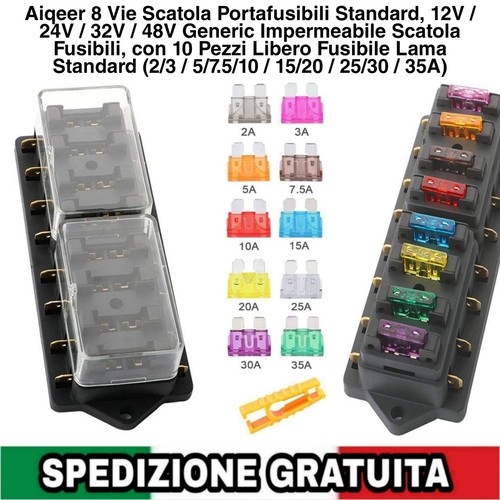Scatola porta fusibili - porta,