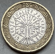 1 Euro 2000 Francia. Perfetta/Integra Rara