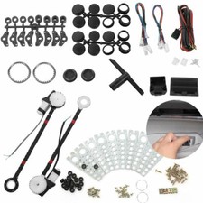 KIT ALZACRISTALLI ELETTRICI 2 PORTIERE POWER WINDOW AUTO RETROFIT 12V ALZAVETRI
