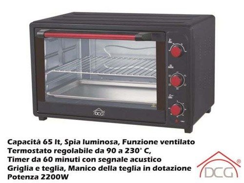 Multiforno forno ventilato dcg - forno,