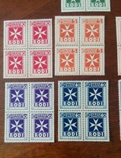 Rodi Egeo 1934- Segnatasse