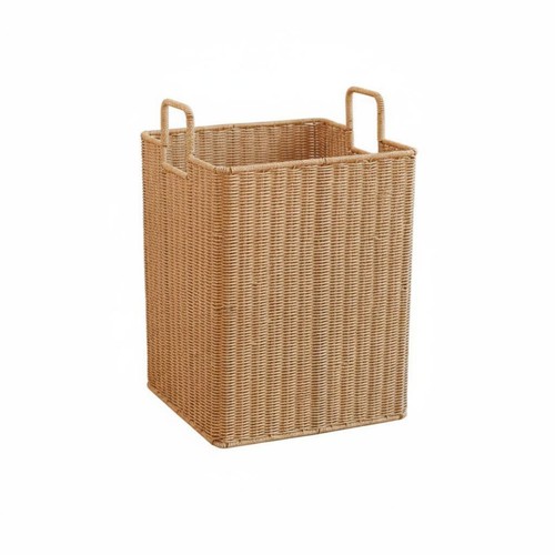 Cesta quadrata intrecciata con - cesta,