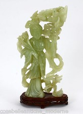 Large Antique Jade Statue '900