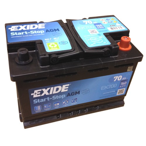 Exide agm batteria ek700 più - exide,