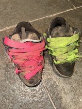 Osiris D3 2001- Nero/Nero/funky, doppio allaccio taglio fangoso rave uk 4 