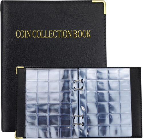 Album numismatico pelle con - album,