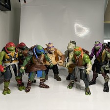Teenage Mutant Ninja Turtles Playmates 2014 x7 personaggi 11" grandi 2014