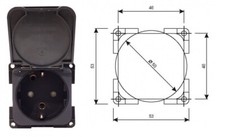 PRESA SCHUKO 230 V CON
