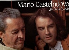 MARIO CASTELNUOVO disco LP 33 SUL NIDO DEL CUCULO 1988 busta interna stampata