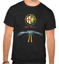 T-shirt nera logo autostrada