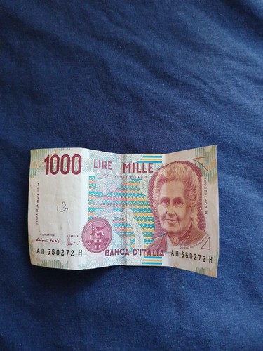 Mille lire italiane - mille,