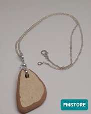 Collana Artigianale con Ciondolo Charm In Ceramica Di Mare - Sea Pottery Gioello