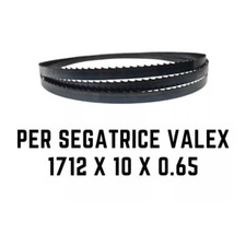 Lama a nastro 1712x10x0.65 6tpi per Valex SN210P per legno