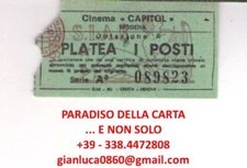 Biglietto ticket cinema - biglietto, (cinema