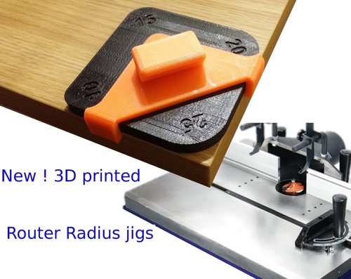 Router angolo raggio jig kit