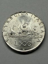 MONETA 500 LIRE - ARGENTO -