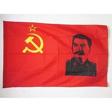 BANDIERA URSS CON STALIN