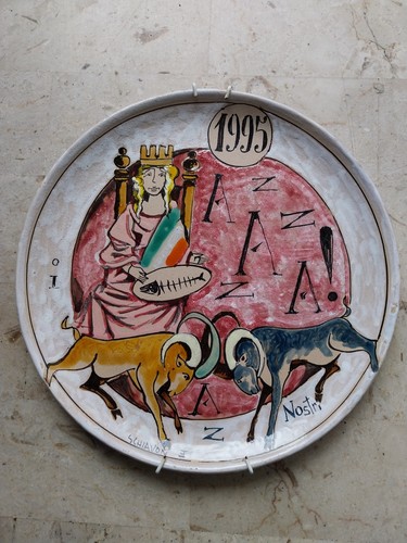 Dipinto ceramica elio - in, di