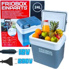 Frigorifero 24L Auto 12V 230V Campeggio Elettrico Termico Box Scaldabagno Bor...