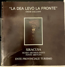 Omar Galliani "La Dea levò la fronte" catalogo mostra Siracusa 1980, raro
