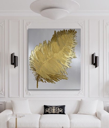 Quadro oro penna quadro