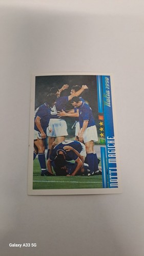 Figurina panini azzurro - figurina,