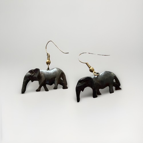 Orecchini pendenti elefante - , in