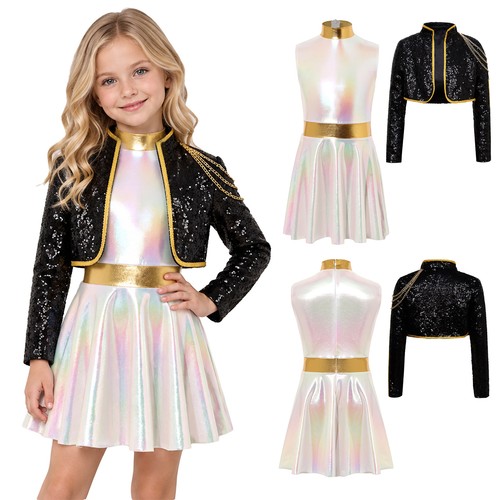 Costume bambina cantante color