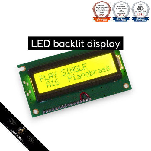 Display lcd yamaha dx21 giallo - display,