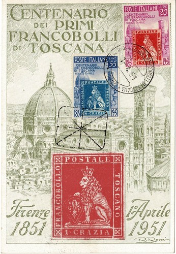 1951 cartolina maximum - maximum, serie