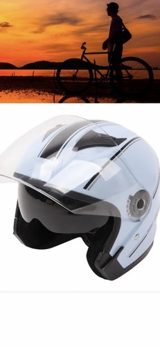 Casco moto mezza faccia - casco,