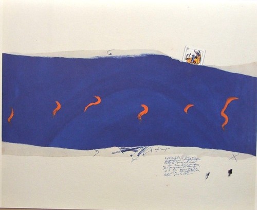 Antoni tapies stampa montata - antoni,