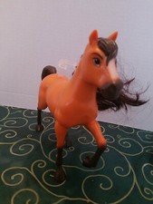 2020 MATTEL SPIRIT WILD MUSTANG HORSE MOVEABLE HEAD HORSE FIGURE ONLY TOY