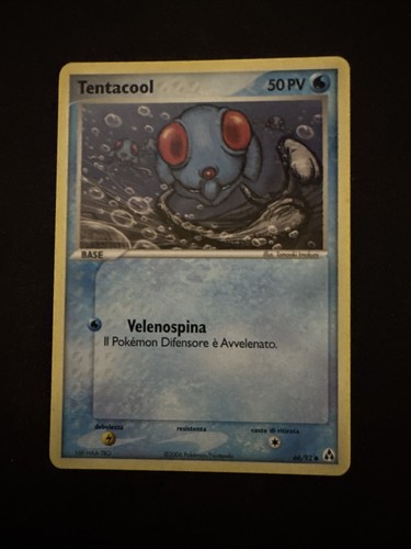 Carta tentacool leggenda - tentacool, di