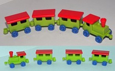 PLAYMOBIL GIOCHI: TRENINO GIOCATTOLO con TRE VAGONCINI STACCABILI - COME DA FOTO