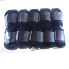 GOMITOLI LANA MERINO/ACRILICO BLU FERRI 5.5/6.5 500g NORDIKA COL.251
